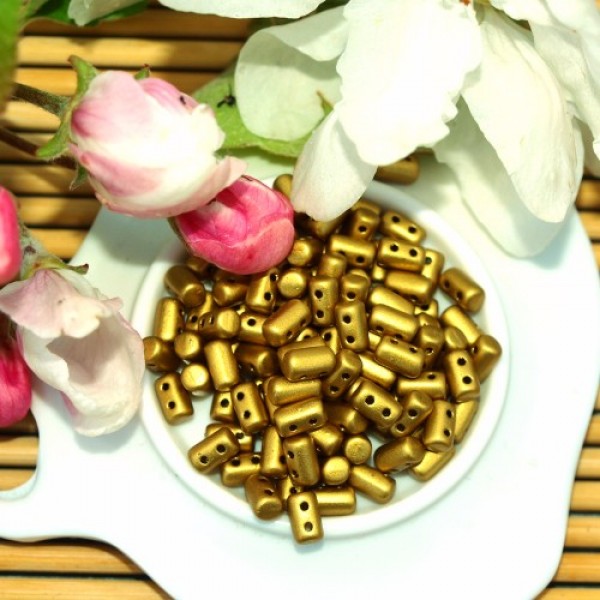 Olive Gold Rulla beads 10g