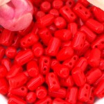 Opaque Red Rulla beads 10g