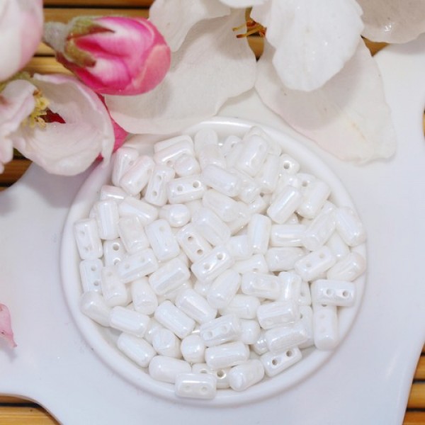 White Pearl Rulla beads 10g