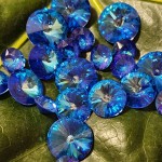 SWAROVSKI 1122 Rivoli 12mm Crystal Royal Blue DeLite (001 L110D) (x1)