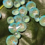 SWAROVSKI 1122 Rivoli 12mm Crystal Silky Sage DeLite (001 L147D) (x1)