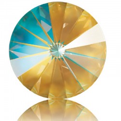 SWAROVSKI 1122 Rivoli 14mm Crystal Ochre DeLite (001 L131D) (x1)