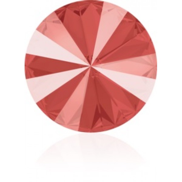 SWAROVSKI 1122 Rivoli 12mm Crystal Light Coral (001 L116S) Unfoiled (x1)