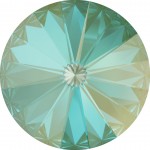 SWAROVSKI 1122 Rivoli 12mm Crystal Silky Sage DeLite (001 L147D) (x1)