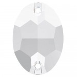 SWAROVSKI 3210 Oval Flat Sew-on Stone 16x11mm Crystal (001) F (x1)