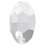 SWAROVSKI 3210 Oval Flat Sew-on Stone 16x11mm Crystal (001) F (x1)