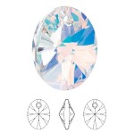 SWAROVSKI 6028 Xilion Oval pendant 18mm Crystal AB (x1) 