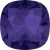 SWAROVSKI 4470 10mm Cushion Fancy Stone Purple Velvet F (x1)
