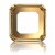 4480 10mm Metal Setting for SWAROVSKI Imperial Cut fancy Stones, gold pltd (x1)
