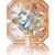 4499 Kaleidoscope Square Fancy Stone 14mm Crystal Peach DeLite (x1)