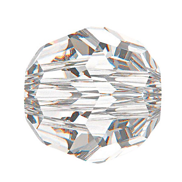 SWAROVSKI 5000 Faceted Round Beads 6mm Crystal (001) (x1)