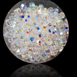 SWAROVSKI® 5000 Faceted Round Beads 6mm Crystal (001) Aurore Boreale (AB) (x1)