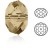 SWAROVSKI Crystal 5040 Briolette Bead 8mm Crystal Golden Shadow (x1)
