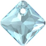 SWAROVSKI 6431 Princess Cut Pendant 16mm Aquamarine (202) (x1)