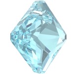 SWAROVSKI 6431 Princess Cut Pendant 16mm Aquamarine (202) (x1)