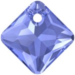 SWAROVSKI 6431 Princess Cut Pendant 16mm Sapphire (206) (x1)