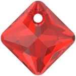 SWAROVSKI 6431 Princess Cut Pendant 16mm Light Siam (227) (x1)