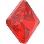 SWAROVSKI 6431 Princess Cut Pendant 16mm Light Siam (227) (x1)