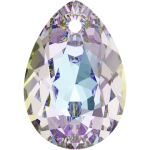 SWAROVSKI 6433 Pear Cut Pendant 16mm Crystal (001) Vitrail Light (VL) (x1)