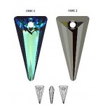 SWAROVSKI 6480 Spike Pendant 18mm Crystal Bermuda Blue (x1)