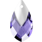 SWAROVSKI 6565 Metallic Cap Pendant 18mm Tanzanite Light Chrome (x1)