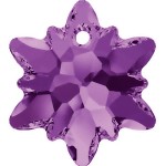 SWAROVSKI 6748 Edelweiss Pendant 14mm Amethyst (x1)