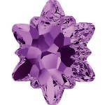 SWAROVSKI 6748 Edelweiss Pendant 14mm Amethyst (x1)