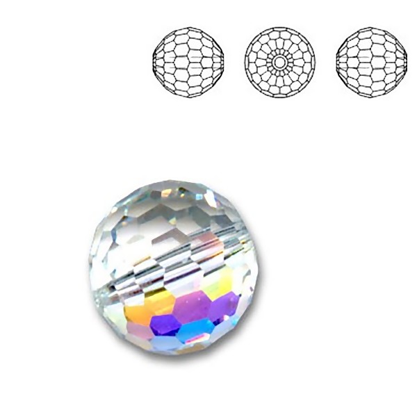 SWAROVSKI 5003 Disco-Ball Beads 14mm Crystal AB (x1)