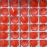 SWAROVSKI 1122 Rivoli 12mm Crystal Light Coral (001 L116S) Unfoiled (x1)