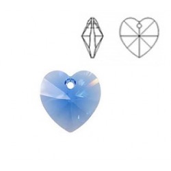 SWAROVSKI 6202 Heart Pendant 18x17.5mm Sapphire (x1)