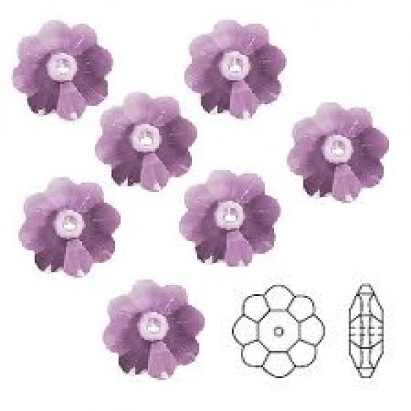 SWAROVSKI 3700 6mm Margarita Flower Amethyst (x1) 