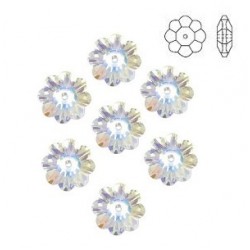 SWAROVSKI 3700 10mm Margarita Flower Crystal AB (x1) 