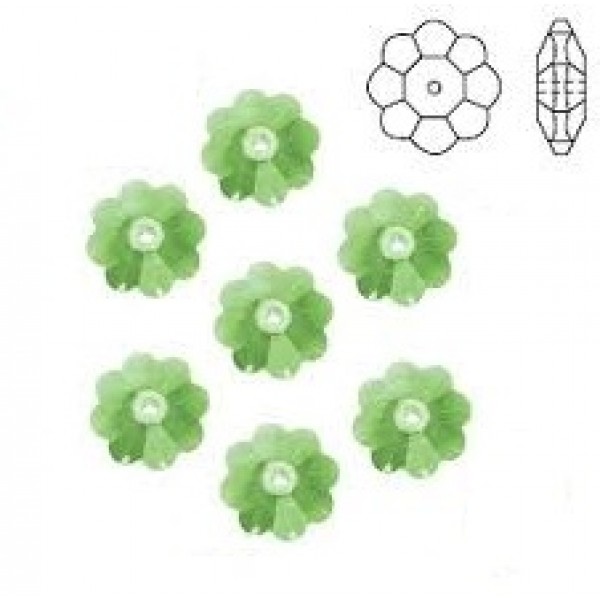 SWAROVSKI 3700 10mm Margarita Flower Peridot (x1) 