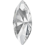10x5mm SWAROVSKI 4228 Xilion Navette Crystal F (001) (x1)