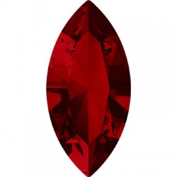 15x7mm SWAROVSKI 4228 Xilion Navette Light Siam (227) F (x1)