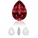 SWAROVSKI 4320 Pear Fancy Stone 14x10mm Siam F (x1) 