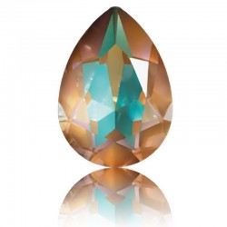 SWAROVSKI 4320 Pear Fancy Stone 14x10mm Crystal Cappuccino DeLite (001 L133D) (x1) 