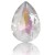 SWAROVSKI 4320 Pear Fancy Stone 14x10mm Crystal Light Grey DeLite (001 L129D) (x1) 