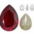 SWAROVSKI 4320 Pear Fancy Stone 18x13mm Siam F (x1) 