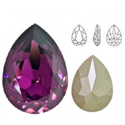 SWAROVSKI 4320 Pear Fancy Stone 18x13mm Amethyst F (x1) 