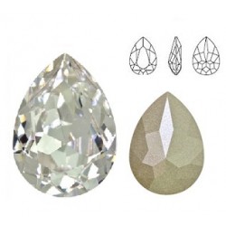 SWAROVSKI 4320 Pear Fancy Stone 18x13mm Crystal F (x1) 