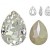 SWAROVSKI 4320 Pear Fancy Stone 18x13mm Crystal F (x1) 