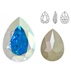 SWAROVSKI 4320 Pear Fancy Stone 18x13mm Crystal AB F (x1) 