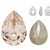 SWAROVSKI 4320 Pear Fancy Stone 18x13mm Light Silk F (x1) 