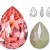 SWAROVSKI 4320 Pear Fancy Stone 18x13mm Rose Peach F (x1) 