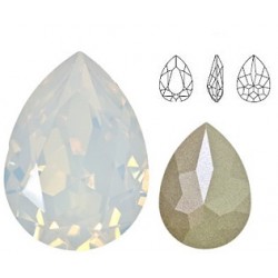 SWAROVSKI 4320 Pear Fancy Stone 18x13mm White Opal F (x1) 