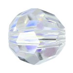 SWAROVSKI 5000 Faceted Round Beads 4mm Crystal AB (x1)