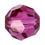 SWAROVSKI 5000 Faceted Round Beads 6mm Fuchsia (x1)