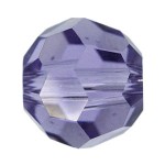 SWAROVSKI 5000 Faceted Round Beads 4mm Tanzanite (x1)