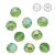 SWAROVSKI 5000 Faceted Round Beads 4mm Peridot AB (x1)